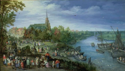 Die jährliche Pfarrmesse in Schelle, 1614